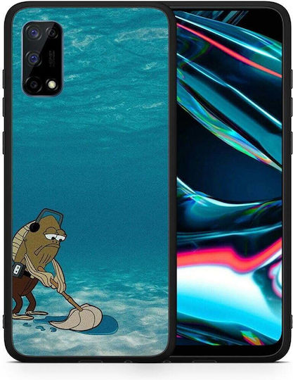 Smartfits Clean The Ocean Umschlag Rückseite Hellblau (Realme 7 Pro)