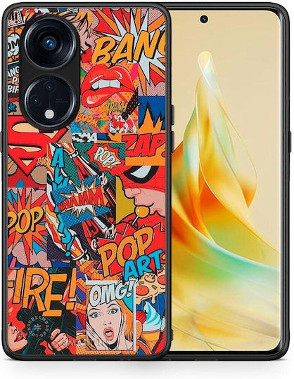Smartfits Popart Omg Umschlag Rückseite Mehrfarbig (Oppo Reno8T 5G, A1 Pro)