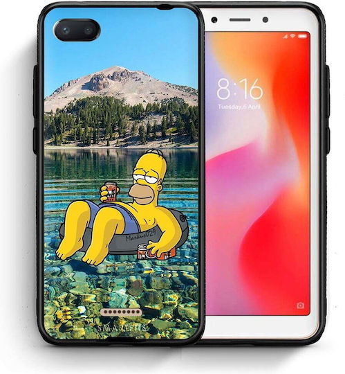 Smartfits Summer Happiness Umschlag Rückseite Gelb (Redmi 6a)