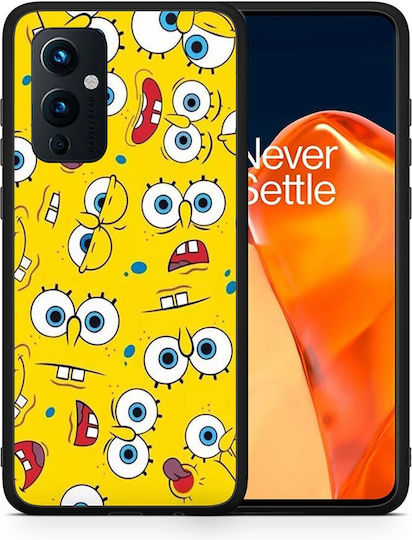 Smartfits Popart Sponge Back Cover Κίτρινο (OnePlus 9)
