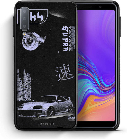 Smartfits Tokyo Drift Back Cover Μαύρο (Galaxy A7 2018)