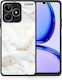 Smartfits White Gold Marble Umschlag Rückseite Weiß (Realme C53) 8628493451603_47410157027667