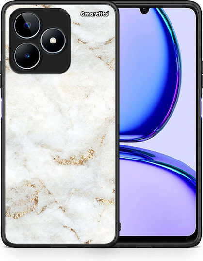 Smartfits White Gold Marble Umschlag Rückseite Weiß (Realme C53) 8628493451603_47410157027667
