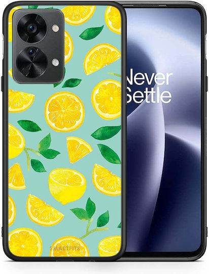 Smartfits Lemons Back Cover Πράσινο (OnePlus Nord 2T)
