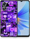 Smartfits Collage Stay Wild Back Cover Violet (Oppo A17) 8427022025043_46685532520787