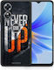 Smartfits Never Give Up Back Cover Μαύρο (Oppo A17)