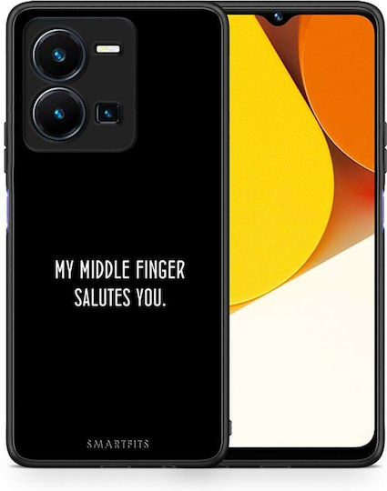 Smartfits Salute Back Cover Negru (Vivo Y22S / Y35)