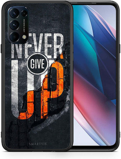 Smartfits Never Give Up Back Cover Negru (Oppo Find X3 Lite) 7633366941851_43308598558875