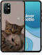 Smartfits Cats In Love Back Cover Beige (OnePlus 8T)