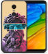 Smartfits Zeus Art Back Cover Violet (Redmi 5)