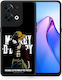Smartfits Pirate King Umschlag Rückseite Schwarz (Oppo Reno8)