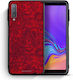 Smartfits Paisley Cashmere Back Cover Roșu (Galaxy A7 2018) 7175483850907_41416552775835