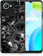 Smartfits Marble Male Back Cover Μαύρο (Realme C30)
