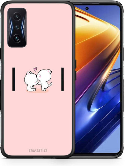 Smartfits Valentine Love Umschlag Rückseite Rosa (Poco F4 GT 5G)
