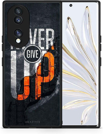 Smartfits Never Give Up Back Cover Μαύρο (Honor 70)