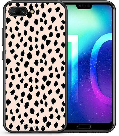 Smartfits Polka Dots Umschlag Rückseite Beige (Ehre 10)