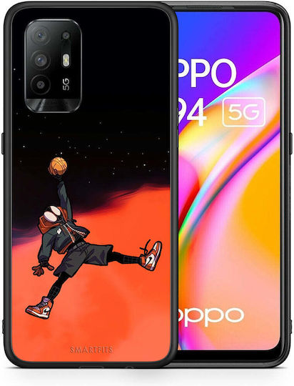 Smartfits Basketball Hero Umschlag Rückseite Orange (Oppo A94) 7522703835291_42928327655579