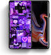 Smartfits Collage Stay Wild Back Cover Μωβ (Galaxy Note 9)
