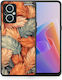 Smartfits Autumn Leaves Umschlag Rückseite Orange (Oppo Reno7 Lite) 8558195966291_47172828070227
