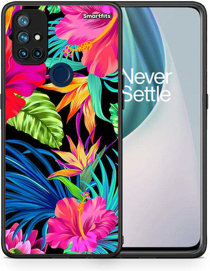 Smartfits Tropical Flowers Back Cover Multicolor (OnePlus Nord N10) 8628395901267_47409887838547