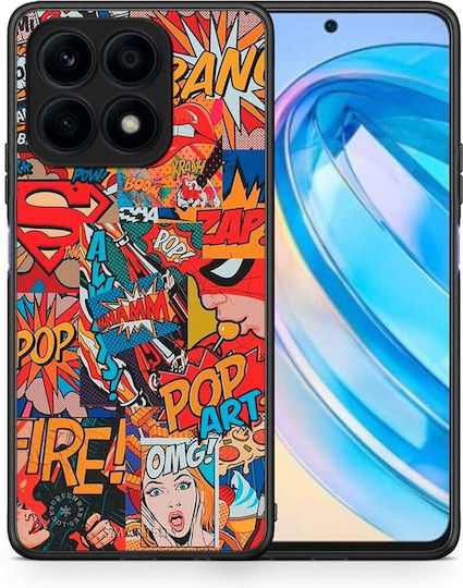 Smartfits Popart Omg Umschlag Rückseite Mehrfarbig (Honor X8a)