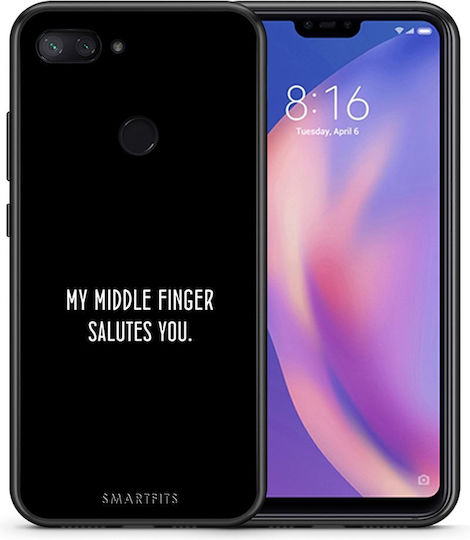 Smartfits Salute Back Cover Negru (Xiaomi Mi 8 Lite)