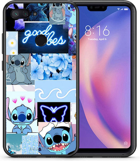 Smartfits Collage Good Vibes Back Cover Μπλε (Xiaomi Mi 8 Lite)