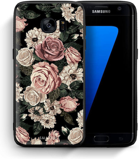 Smartfits Flower Wild Roses Back Cover Ροζ (Galaxy S7 Edge)