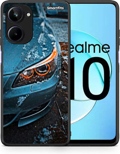 Smartfits Bmw E60 Umschlag Rückseite Blau (Realme 10)