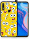Smartfits Popart Sponge Umschlag Rückseite Gelb (Huawei P Smart Z) 5430098231451_35209365487771
