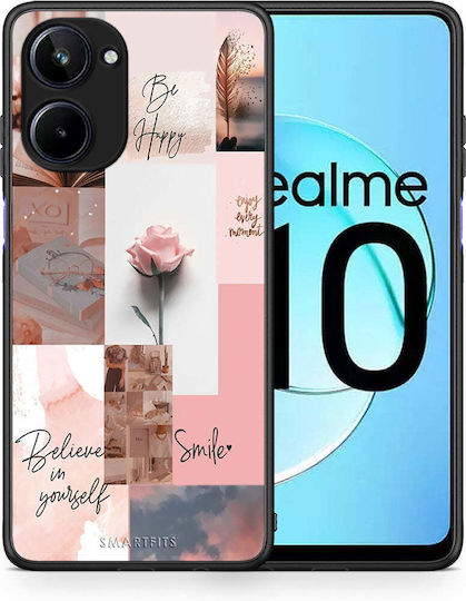 Smartfits Aesthetic Collage Back Cover Ροζ (Realme 10)
