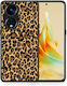 Smartfits Animal Leopard Back Cover Πορτοκαλί (Oppo Reno8T 5G, A1 Pro)