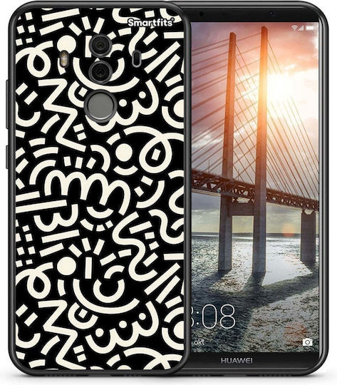 Smartfits Doodle Art Задна корица Черен (Huawei Mate 10 Pro)