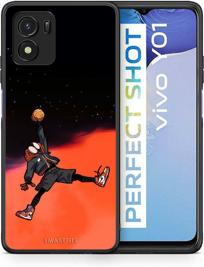 Smartfits Basketball Hero Back Cover Portocaliu (Vivo Y01)