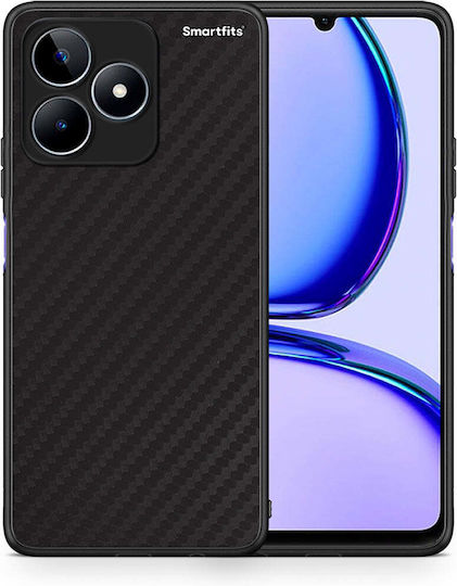 Smartfits Carbon Black Back Cover Negru (Realme C53) 8638325358931_47435504320851