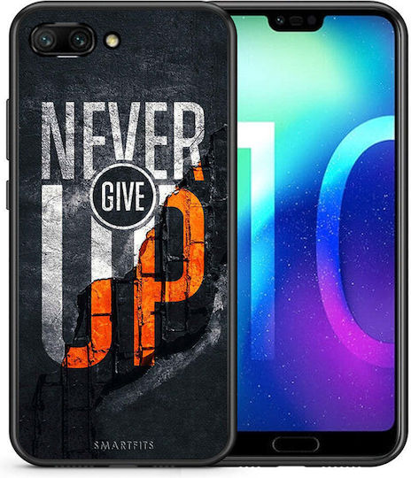 Smartfits Never Give Up Back Cover Μαύρο (Honor 10)