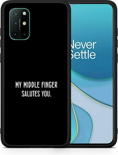 Smartfits Salute Back Cover Μαύρο (OnePlus 8T)