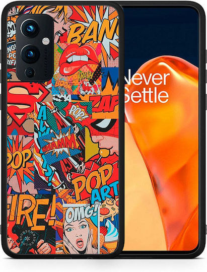 Smartfits Popart Omg Задна корица Многоцветен (OnePlus 9)