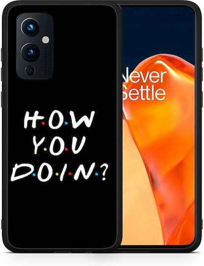 Smartfits How You Doin Umschlag Rückseite Schwarz (OnePlus 9)