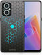 Smartfits Geometric Hexagonal Back Cover Γκρι (Oppo Reno7 Lite)