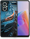 Smartfits Bmw E60 Umschlag Rückseite Blau (Oppo Reno7 Lite)