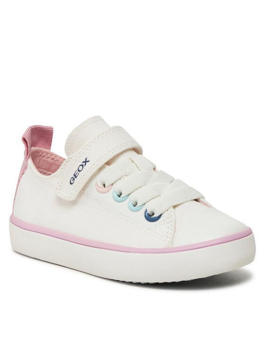 Geox Kinder-Sneaker J Gisli Anatomisch Weiß