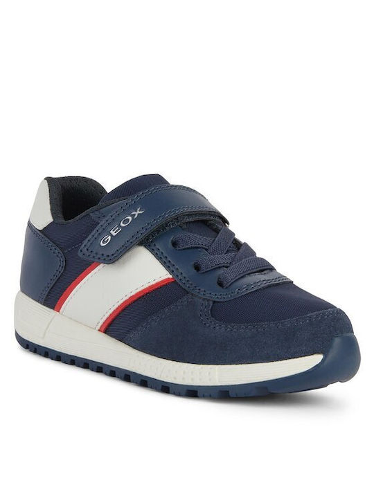 Geox Παιδικά Sneakers J Alben Ανατομικά Navy Μπλε