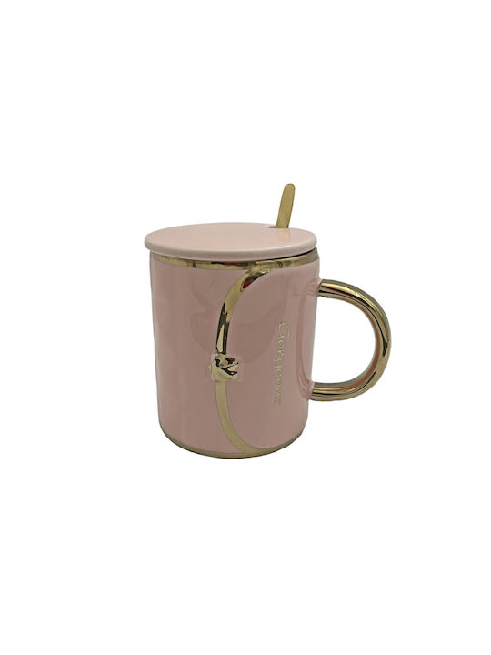 Σχέδιο Tasse Keramik Rosa 400ml 1Stück