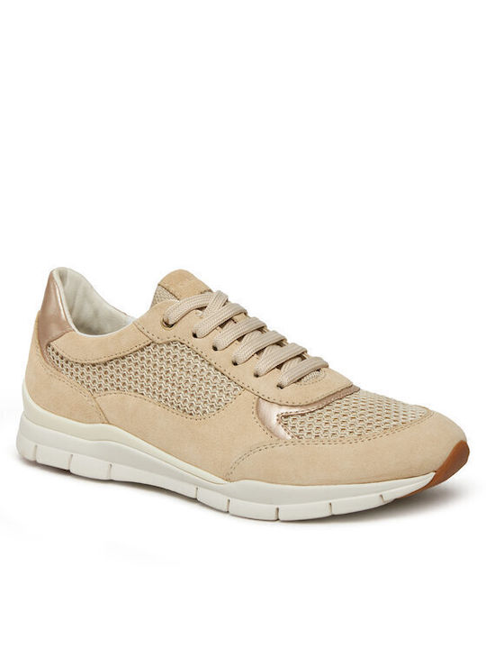 Geox D Sukie Damen Sneakers Beige