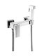Wattarino Wall Mounted Bidet Set Silver