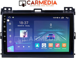 Carmedia Car-Audiosystem für Toyota Land Cruiser 2002-2008 (Bluetooth/USB/WiFi/GPS) mit Touchscreen 9"