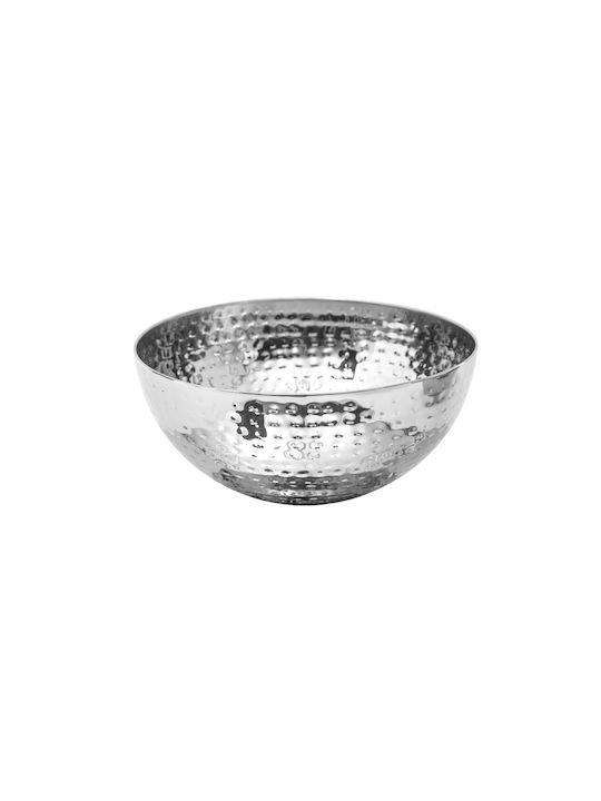 Serving Bowl Round Inox Silver 1pcs