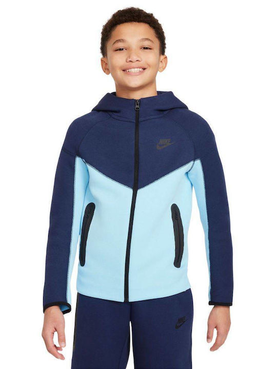 Nike Fleece Kids Sweatshirt Cardigan With Hood ...