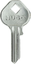 Hugo Locks Door Key Lock Silver 1pcs